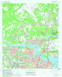 Trout River 1964 topographic map preview