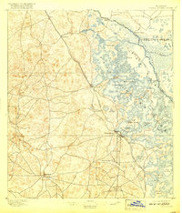 Tsala Apopka 1895 topographic map thumbnail