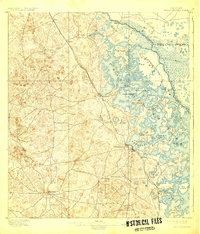 Tsala Apopka 1895 topographic map thumbnail