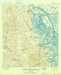Tsala Apopka 1895 topographic map thumbnail