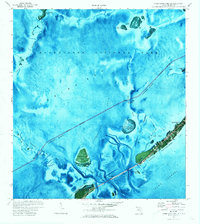 Upper Matecumbe Key 1971 topographic map preview