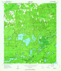 Vernon 1950 topographic map preview
