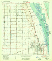 Vero Beach 1950 topographic map thumbnail