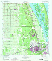 Vero Beach 1949 topographic map thumbnail
