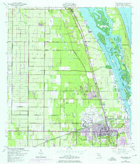 Vero Beach 1949 topographic map thumbnail