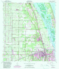 Vero Beach 1949 topographic map thumbnail