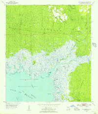 Waccasassa Bay 1955 topographic map thumbnail