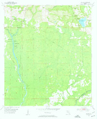 Wacissa 1955 topographic map thumbnail
