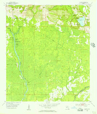 Wacissa 1955 topographic map thumbnail