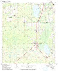 Waldo 1991 topographic map thumbnail
