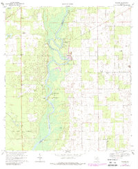 Wannee 1968 topographic map thumbnail