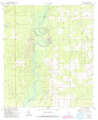 Wannee 1968 topographic map thumbnail