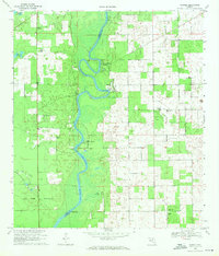 Wannee 1968 topographic map thumbnail
