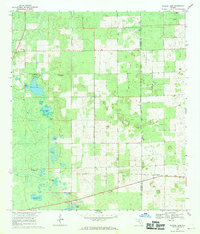 Waters Lake 1968 topographic map preview