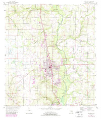Wauchula 1955 topographic map thumbnail