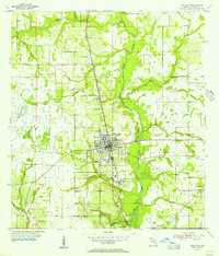 Wauchula 1955 topographic map preview