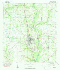 Wauchula 1955 topographic map thumbnail