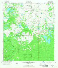 Webster 1958 topographic map preview