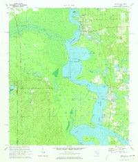 Welaka 1970 topographic map thumbnail