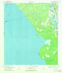 Welaka SE 1970 topographic map thumbnail