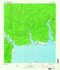 West Bay 1944 topographic map thumbnail
