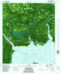 West Bay 1982 topographic map thumbnail