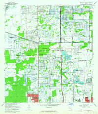 West Dixie Bend 1962 topographic map thumbnail