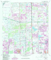 West Dixie Bend 1962 topographic map thumbnail