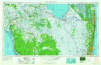 West Palm Beach 1956 topographic map thumbnail