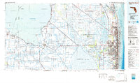 West Palm Beach 1985 topographic map thumbnail
