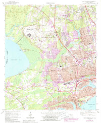 West Pensacola 1970 topographic map thumbnail
