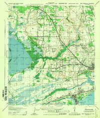 West Pensacola 1944 topographic map thumbnail