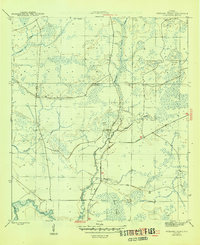 Wetappo Creek 1945 topographic map thumbnail