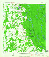 Wewahitchka 1945 topographic map thumbnail
