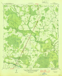 White City 1945 topographic map thumbnail