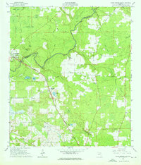 White Springs East 1961 topographic map thumbnail