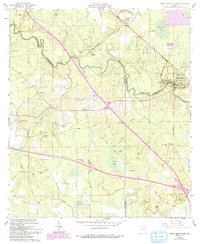 White Springs West 1961 topographic map thumbnail