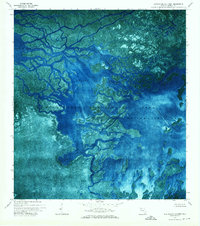 Whitewater Bay West 1972 topographic map thumbnail