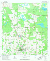 Williston 1969 topographic map thumbnail