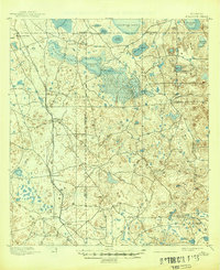 Williston 1895 topographic map preview