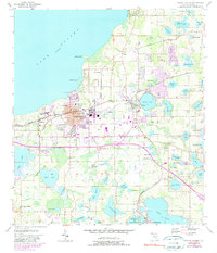 Winter Garden 1956 topographic map thumbnail