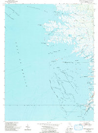 Withlacoochee Bay 1955 topographic map thumbnail