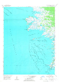 Withlacoochee Bay 1955 topographic map thumbnail