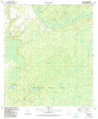 Woods 1990 topographic map thumbnail