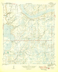 Woods 1945 topographic map preview