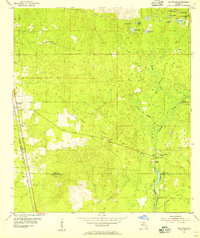 Woodville 1954 topographic map thumbnail