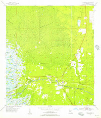 Yankeetown 1955 topographic map thumbnail
