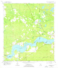 Yankeetown SE 1954 topographic map thumbnail