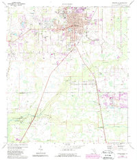 Zephyrhills 1975 topographic map thumbnail