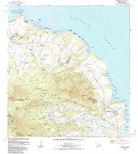 Anahola 1983 topographic map thumbnail